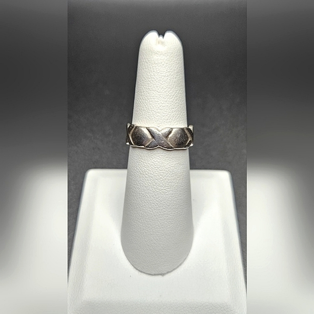 Vintage 80's Ring Signed "NF," 925 Size 7